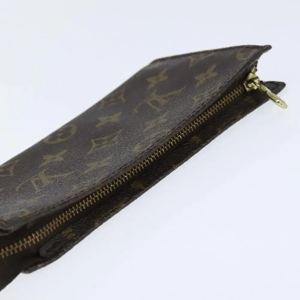 Louis Vuitton Monogram Bucket PM Accessory Pouch Brown
